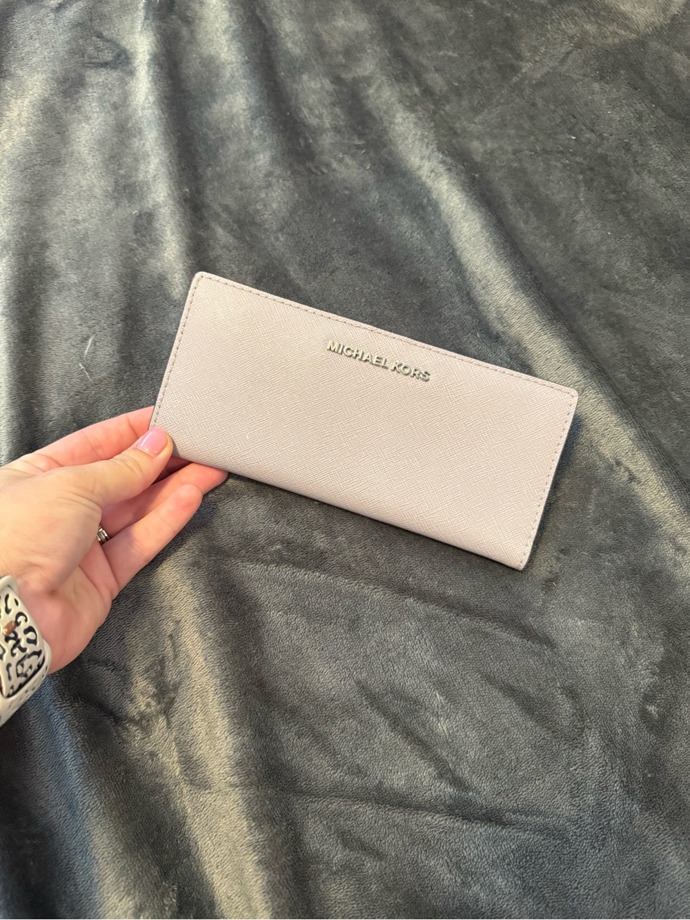 MICHAEL Michael Kors Saffiano Long Wallet